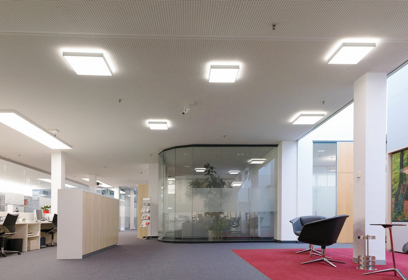 Cyanlite surface mounted luminaire for concrete ceiling